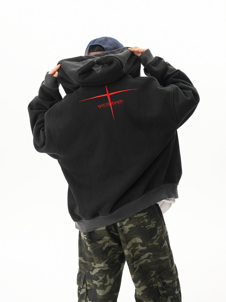Specter Eared Zip Hoodie