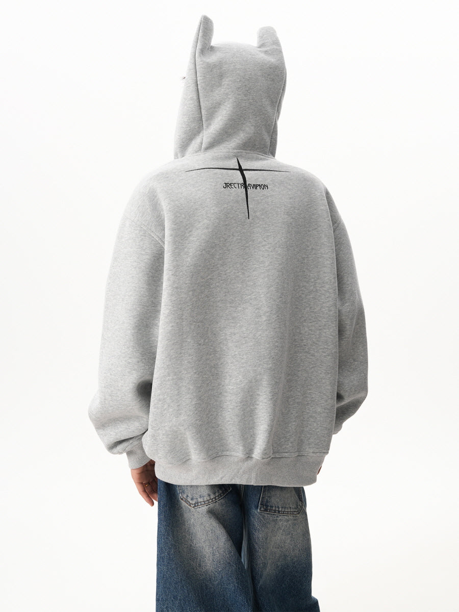Specter Eared Zip Hoodie