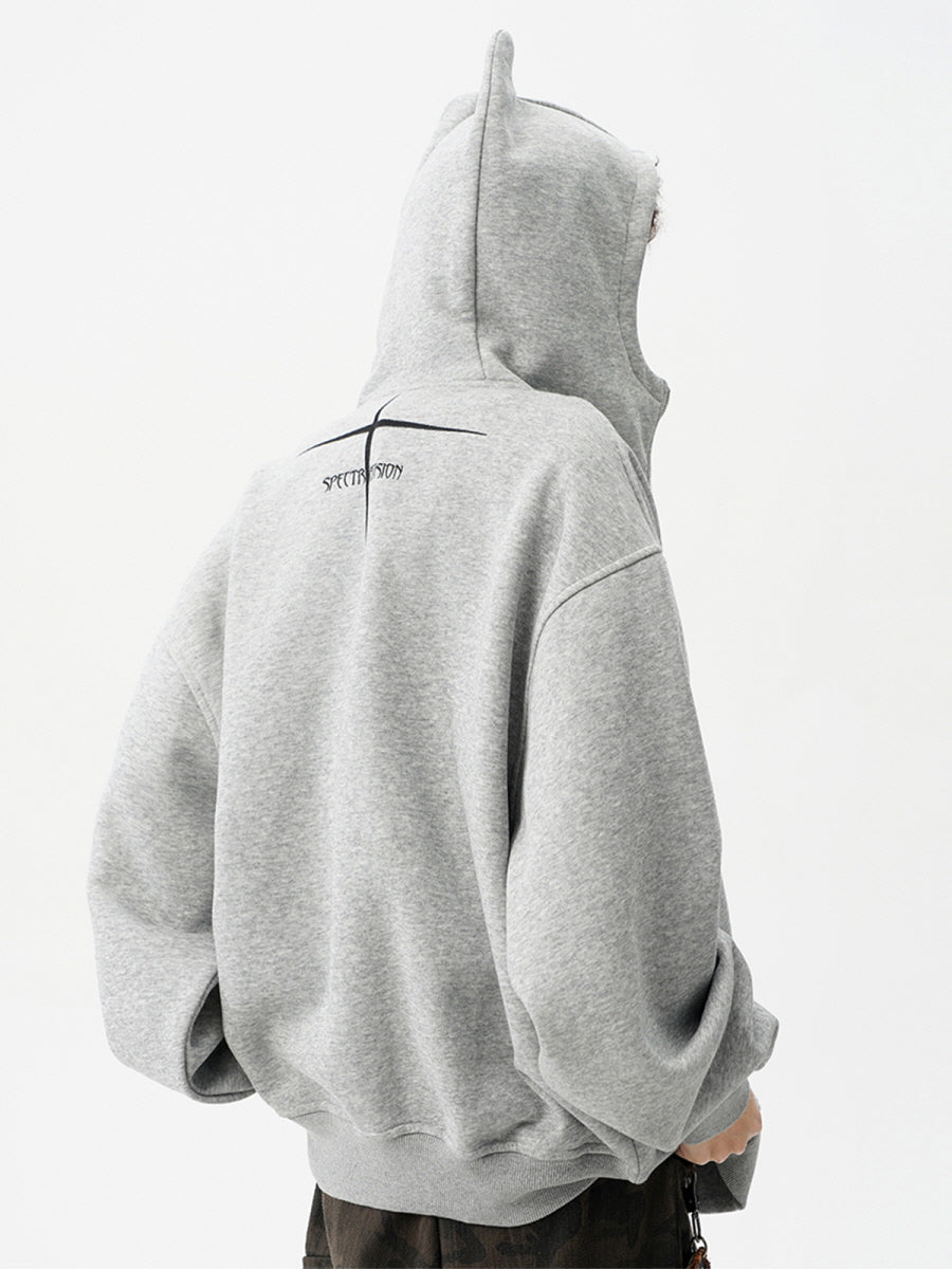 Specter Eared Zip Hoodie