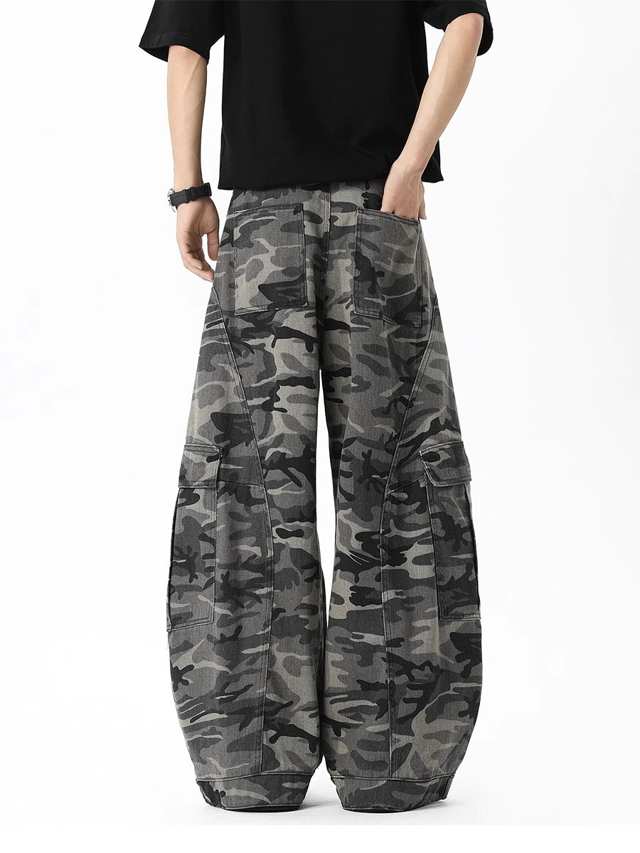 Urban Camo Baggy Cargo Pants