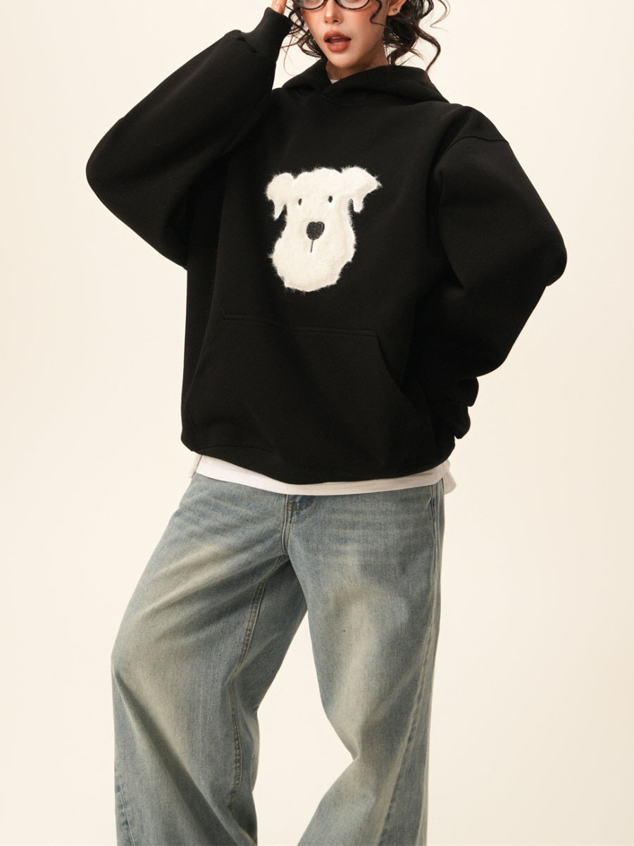 Cute Puppy Graphic Hoodie