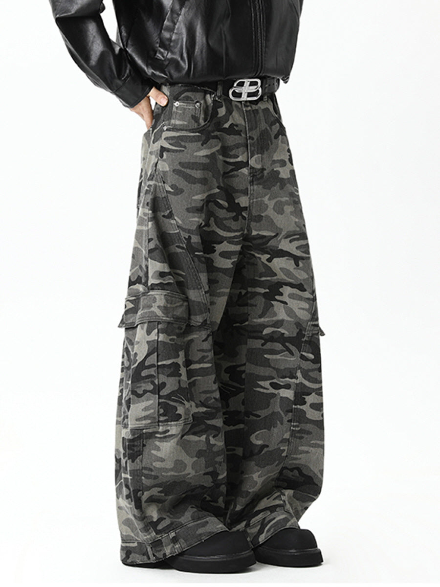 Urban Camo Baggy Cargo Pants