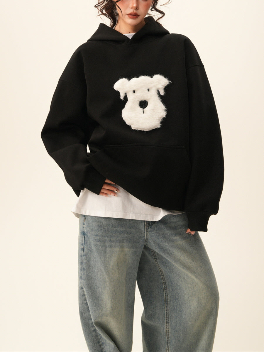 Cute Puppy Graphic Hoodie