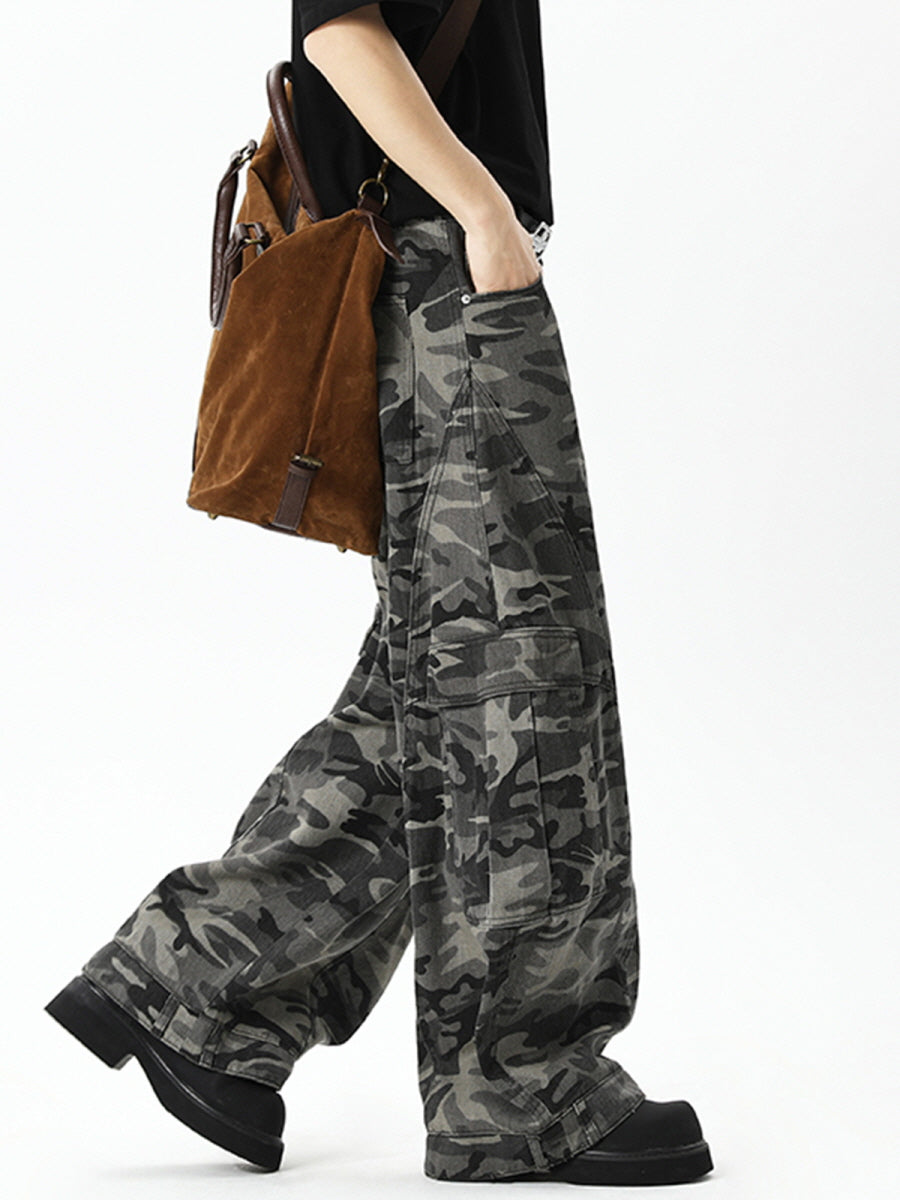 Urban Camo Baggy Cargo Pants