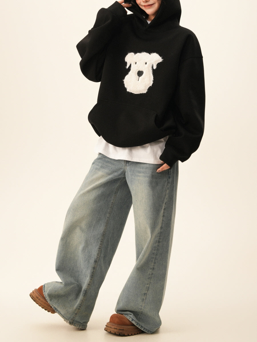 Cute Puppy Graphic Hoodie