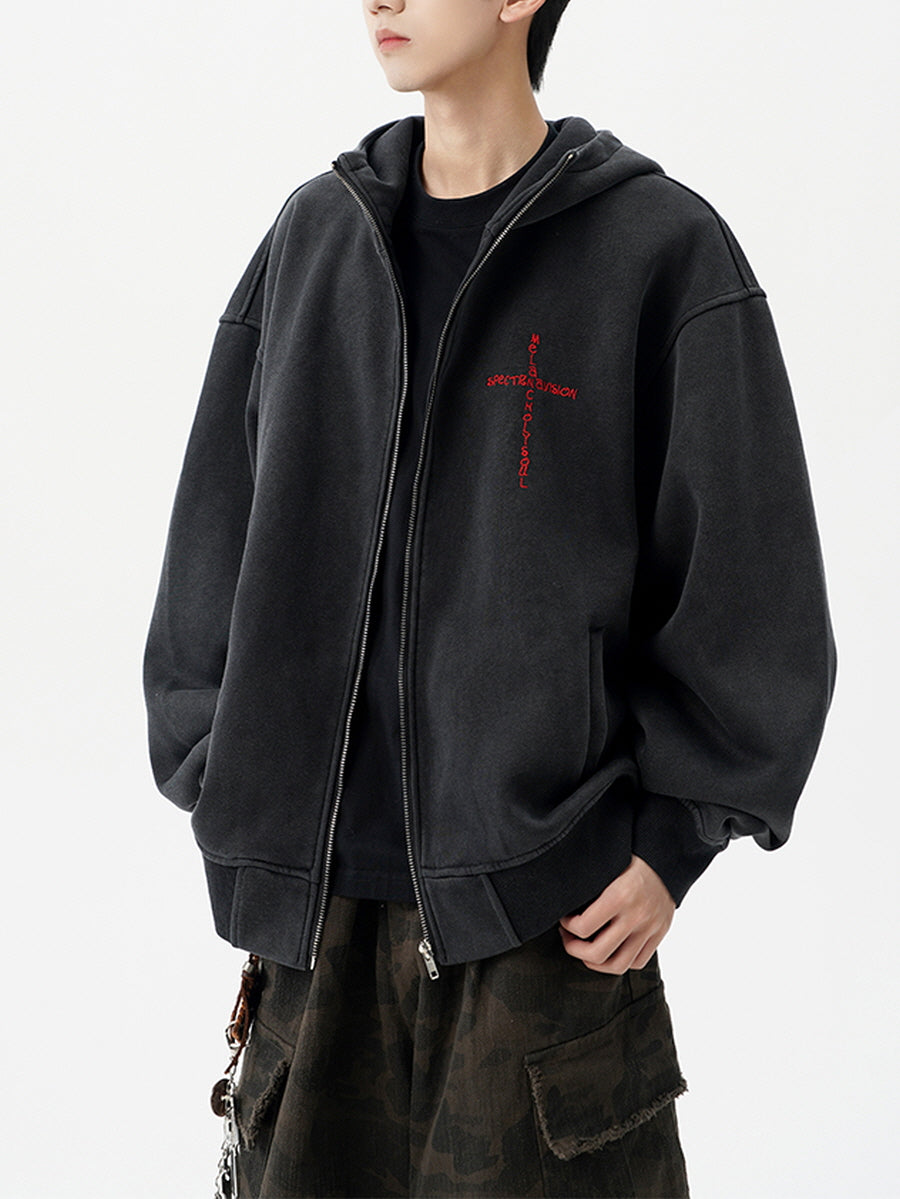 Specter Eared Zip Hoodie