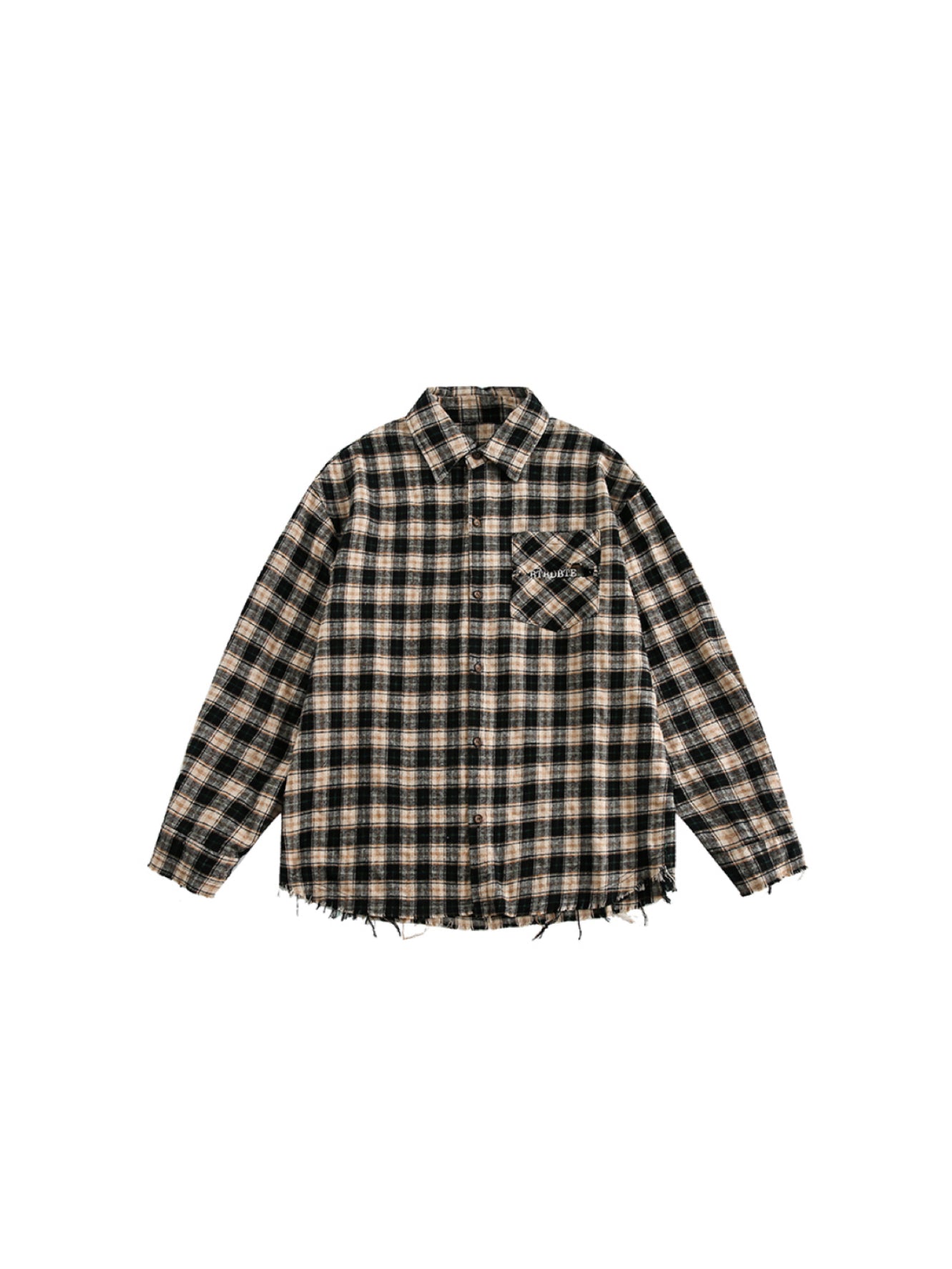 Vintage Oversized Plaid Shirt