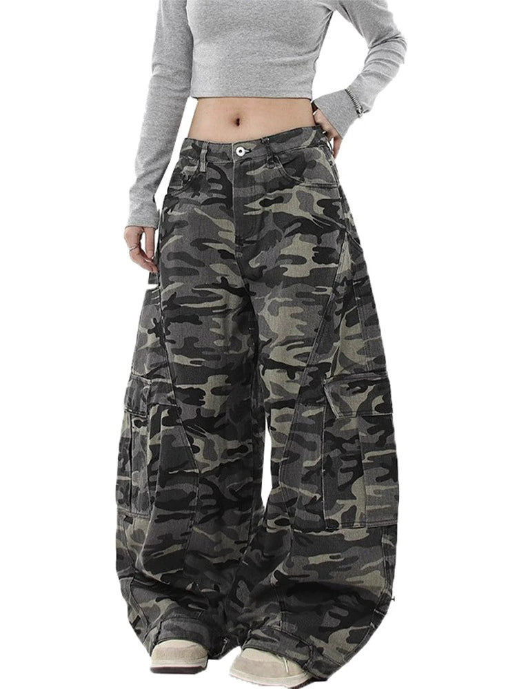 Urban Camo Baggy Cargo Pants